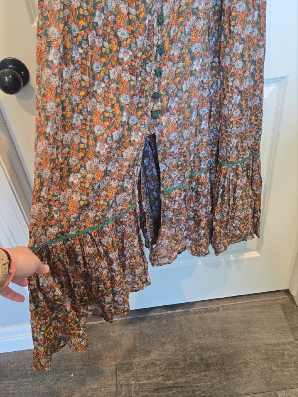 FREE PEOPLE Molli Jo Button Front Maxi Dress - Picture 4 of 10